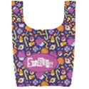 Personalized Halloween Name Any Text Foldable Shopping Bag Foldable Shopping Bag View2