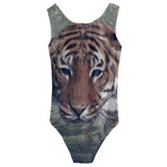Swimming Tiger Kids  Cut-out Back One Piece Swimsuit
