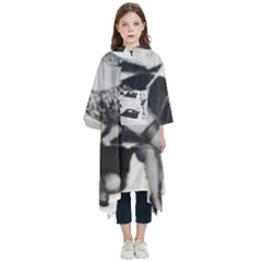 Betty Page Bdsm Kids  Hooded Rain Ponchos