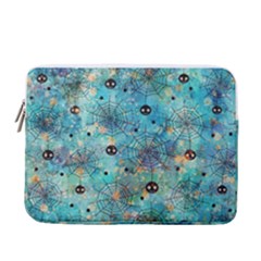 Cute Spiders Pattern, Adoxali, Halloween 13  Vertical Laptop Sleeve Case With Pocket