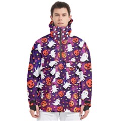 Fun Halloween Ghosts, Adoxali, Fun, Halloween Men s Pullover Zip Ski And Snowboard Waterproof Breathable Jacket