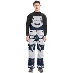 Ugly Sweater Moto, Motorola, Men s Side Zip Front Pouch Ski And Snowboard Bib Pants	
