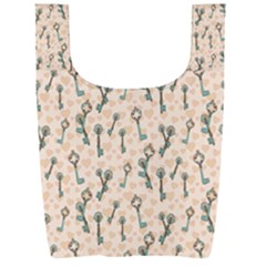 Romantic Heart Keys Foldable Shopping Bag