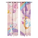 Personalized Name Any Text Unicorn Never Land Window Curtain  Window Curtain (Large 96 ) View1