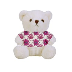 Retro 1880s Flowers Pattern 21 Full Print Cuddly Teddy Bear