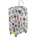 Personalized Name Any Text Cactus illustration luggage cover Luggage Cover (Large) View2