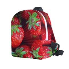Strawberry, Berries, Fresh, Red Kids  Age 2-4 Lightweight Preschool Backpack