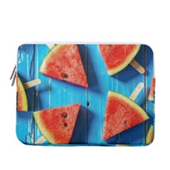Watermelons, Fruits 13  Vertical Laptop Sleeve Case With Pocket