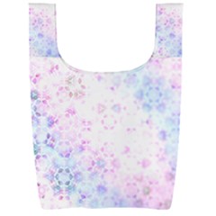 Digital Art Artwork Abstract Pink Purple Foldable Shopping Bag