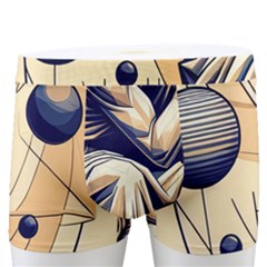 Thinker Sculpture Design Geometric Men s Boxer Briefs