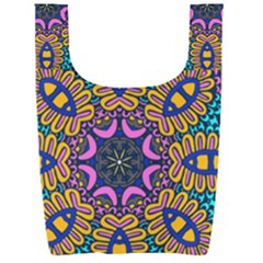 Mandala Fishes   Foldable Shopping Bag