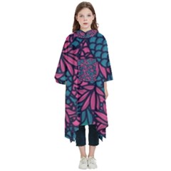 Summer Pineapples Kids  Hooded Rain Ponchos
