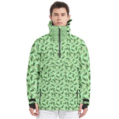 Leaves Pattern Texture Seamless Men s Pullover Zip Ski And Snowboard Waterproof Breathable Jacket