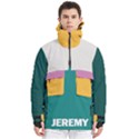 Custom Mix Color Any Text Name Men s Pullover Zip Ski and Snowboard Waterproof Breathable Jacket View1