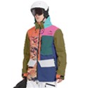 Custom Mix Color Any Text Name Men s Multi Pockets Zip Ski and Snowboard Waterproof Breathable Jacket View2