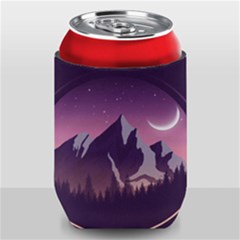 Mountain Night Crescent Moon Can Holder
