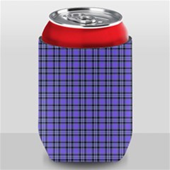 Blue Tartan Plaid 1 Can Holder