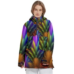 Abstract Colors - , Abstract Colors Women s Pullover Zip Ski And Snowboard Waterproof Breathable Jacket