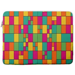 Abstract-background 17  Vertical Laptop Sleeve Case With Pocket