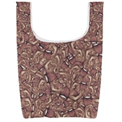 Human Spider Mutant Creatures Motif Random Pattern Foldable Shopping Bag