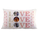 Custom Love Photo 16 x24  Lumbar Throw Cushion Case (Two Sides) View1