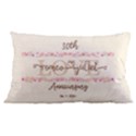 Custom Anniversary Couple Wedding Name 16 x24  Lumbar Throw Cushion Case (Two Sides) View1