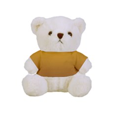 Amber Orange To Chocolate Brown Linear Gradient Full Print Cuddly Teddy Bear