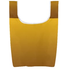 Amber Orange To Chocolate Brown Linear Gradient Foldable Shopping Bag