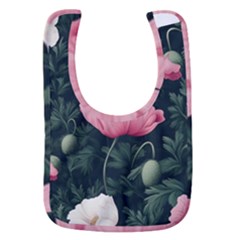 Poppy Flower Plant Petals Bloom Baby Bib