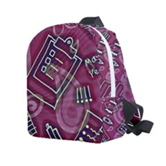 Abstract Art Pattern Design Background Kids  Age 2-4 Lightweight Preschool Backpack