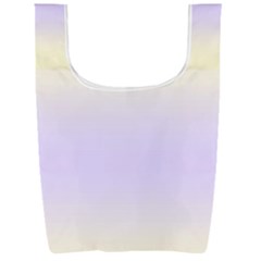 Cream Yellow To Pale Violet Bilinear Gradient Foldable Shopping Bag
