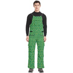 Golden Leaves Men s Side Zip Front Pouch Ski And Snowboard Bib Pants	