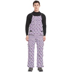 Boho Pattern 2 Men s Side Zip Front Pouch Ski And Snowboard Bib Pants	