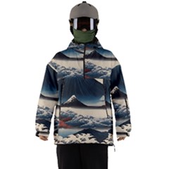Hokusai Moutains Japan Men s Ski And Snowboard Waterproof Breathable Jacket