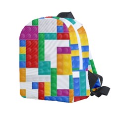 Colorful Bricks, Bricks, Colorful Kids  Age 2-4 Lightweight Preschool Backpack