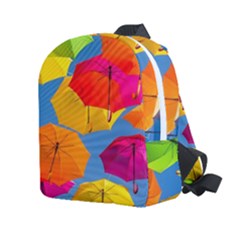 Umbrella, Colorful, Positive, Sky, Rainbow Kids  Age 2-4 Lightweight Preschool Backpack