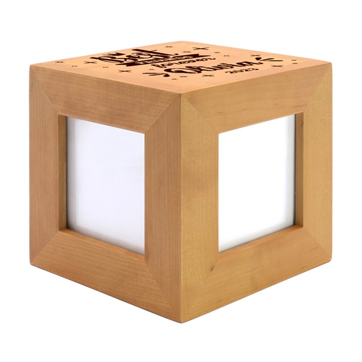 Personalized Best Friends Forever Name Wood Photo Frame Cube