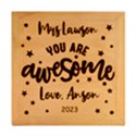 Personalized You are Awesome Couple Friend Name Wood Photo Frame Cube View2