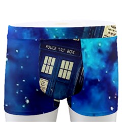 Tardis Doctor Who Space Galaxy Men s Boxer Briefs