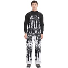 Piano Sounds Men s Side Zip Front Pouch Ski And Snowboard Bib Pants	