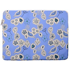 Abstract Pattern 17  Vertical Laptop Sleeve Case With Pocket