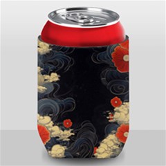 Korean Art Flowers Asian Pattern Can Holder