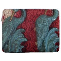 Cranes 17  Vertical Laptop Sleeve Case With Pocket