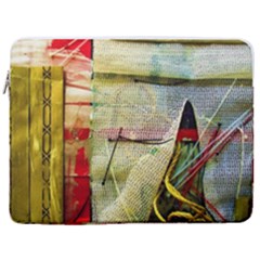 Fabrics 17  Vertical Laptop Sleeve Case With Pocket