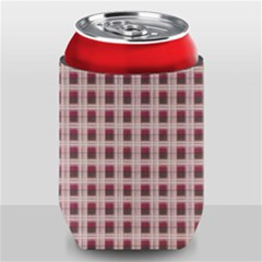 Retro 60s 50s Plaid Pattern 2 Can Holder