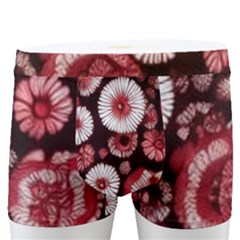 Mid Century Retro Floral 1970s 1960s Pattern 96 Men s Boxer Briefs