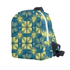 Royal Fractal Pattern 2 Kids  Age 2-4 Lightweight Preschool Backpack