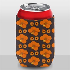 Retro 40s 50s Flowers Pattern Halloween 2 Can Holder