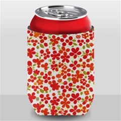 Mid Century Retro Floral 1970s 1960s Pattern 92 Can Holder