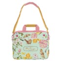Personalized Floral Name MacBook Shoulder Laptop Bag MacBook Pro 15  Shoulder Laptop Bag View1